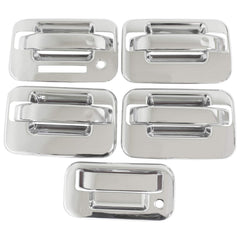 NewYall chrome door handle cover on Ford F-150 front-left adds style and protection.