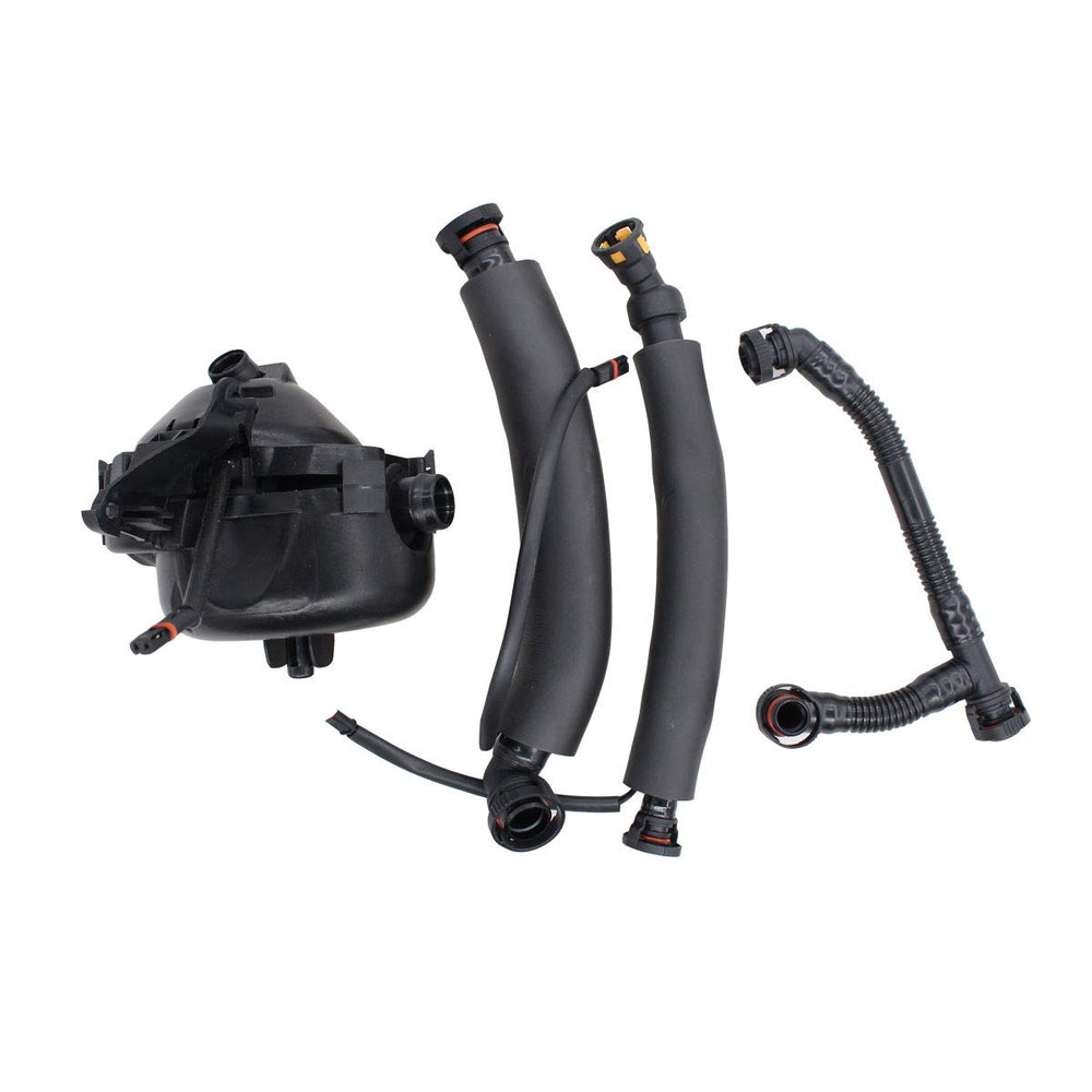 NewYall crankcase vent kit in BMW engine bay improves airflow