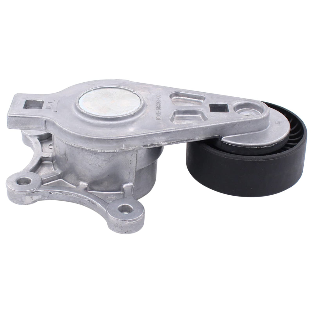NewYall drive belt tensioner packaging highlights fitment and hardware