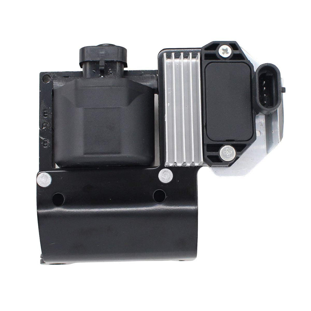 NewYall ignition coil with control module for Buick and GMC vehicles improving ignition reliability.