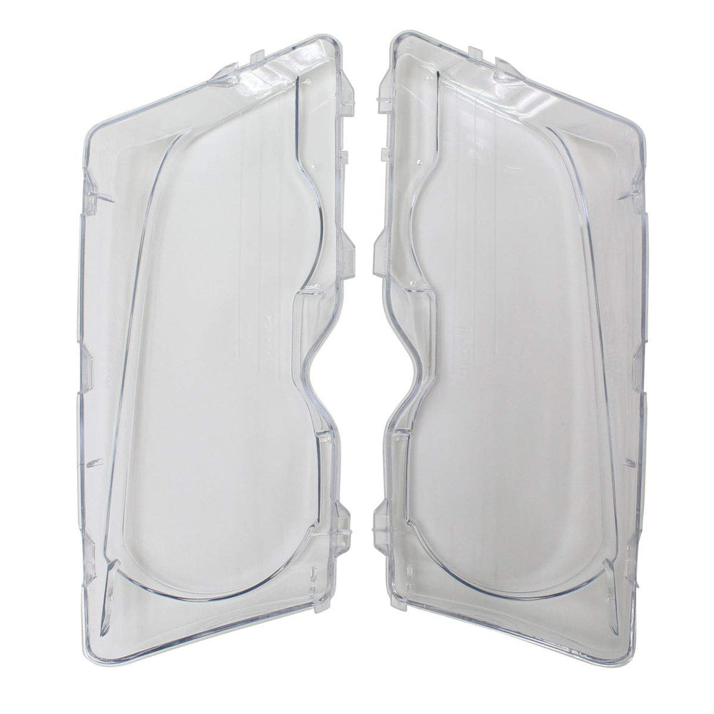 NewYall left driver clear headlight lens cover for BMW E46 improves night visibility