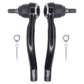 NewYall outer front left tie rod end close view for precise steering control.