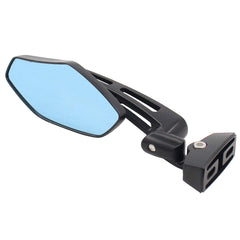 NewYall mirrors in black brackets complement sport bikes like Kawasaki, Suzuki, and Honda.