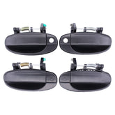 NewYall textured matte black exterior door handle for Chevrolet Aveo front-left, durable grip