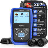 NEXAS NL102 truck scanner front view showing rugged display for on-site diagnostics