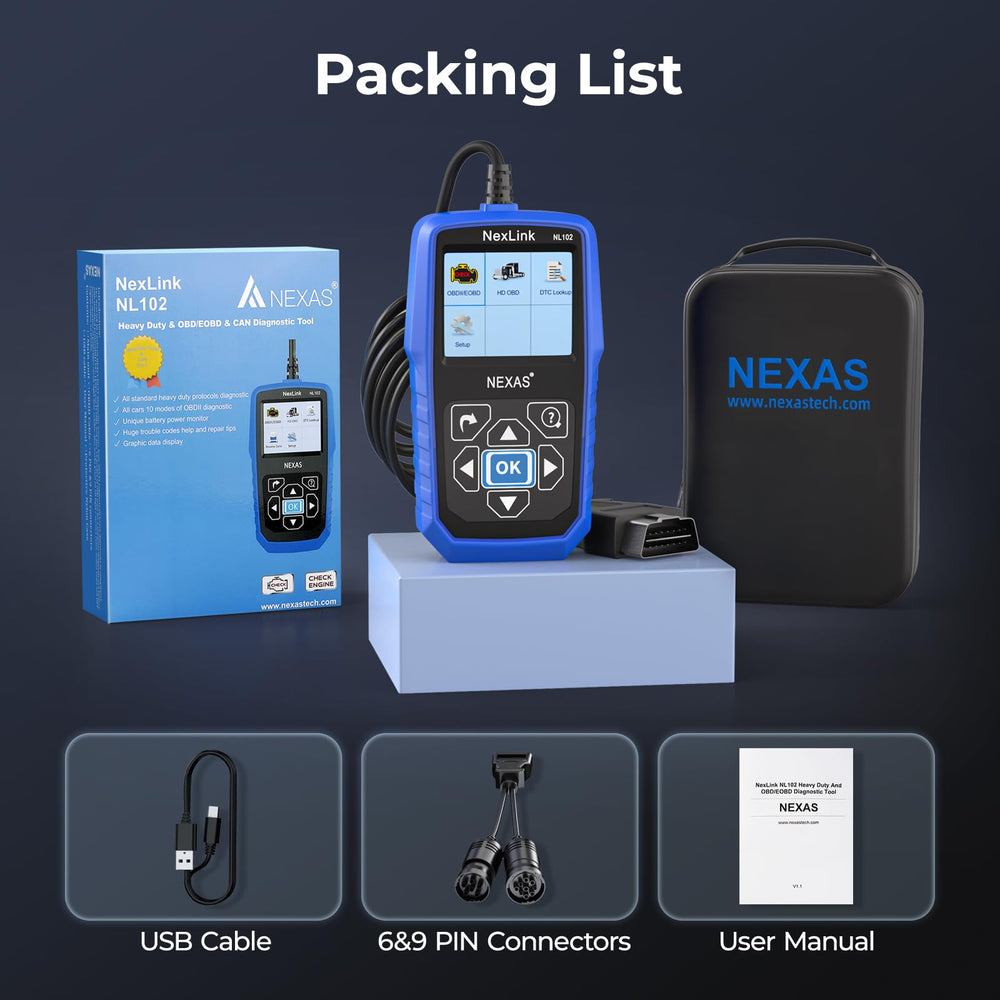 NEXAS NL102 update notice highlights lifetime software updates