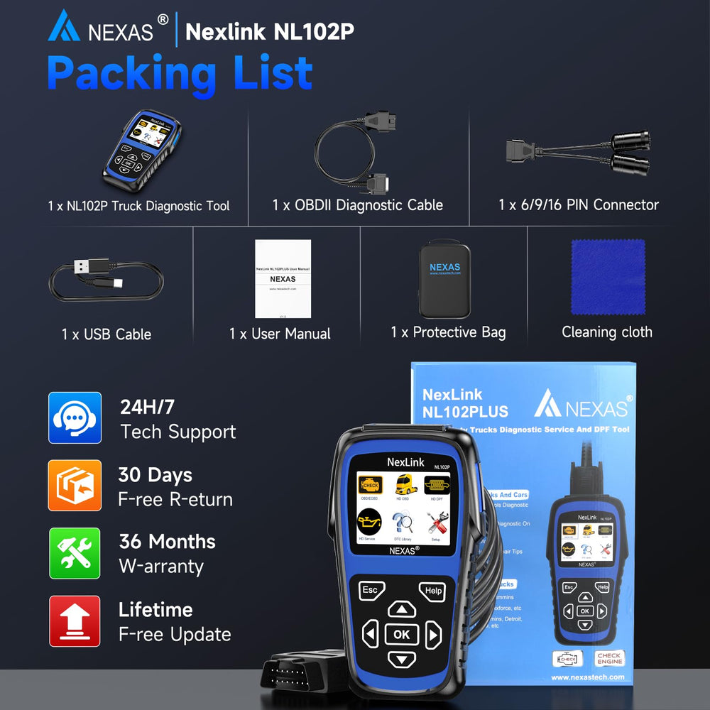 NEXAS NL102P quick-start guide preview for easy setup.