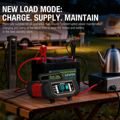 NEXPEAK 9-stage trickle charger preserves Battery health after long storage