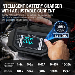NEXPEAK LOAD mode maintains 13.8V while powering devices
