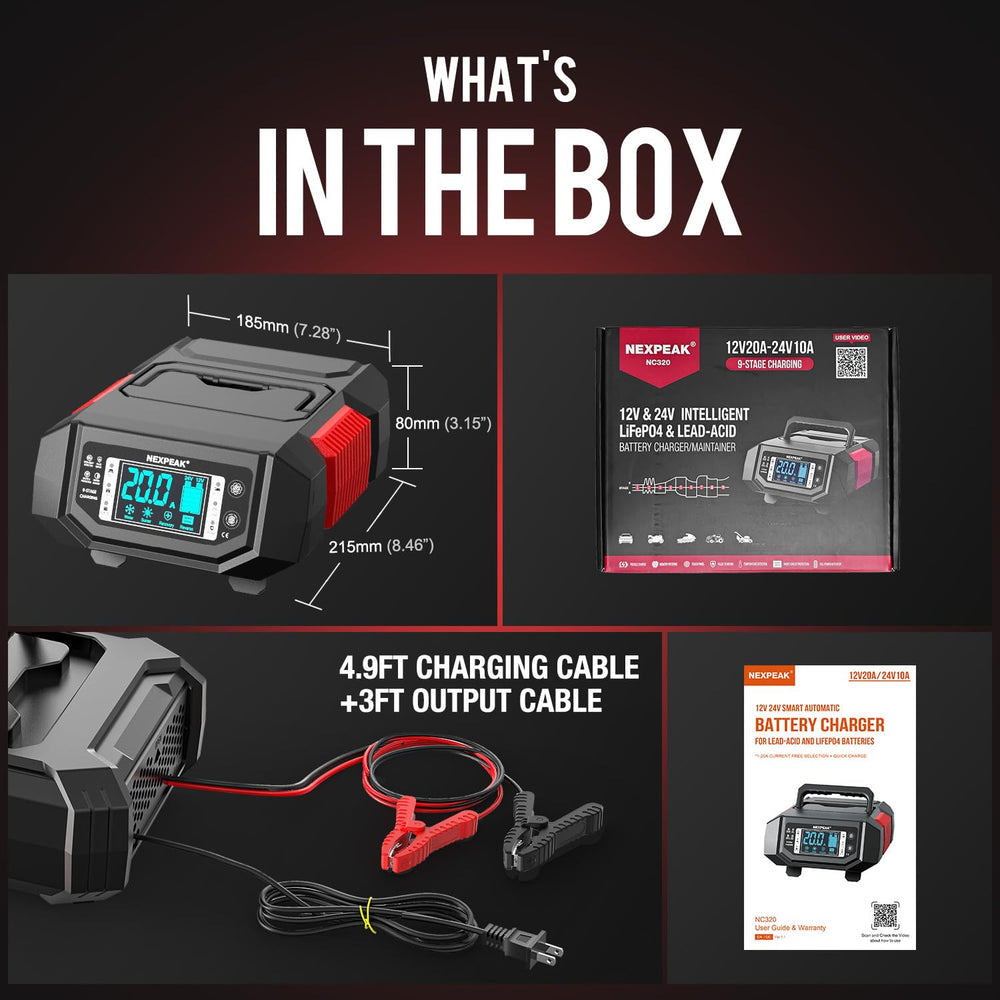 NEXPEAK safe charging with temperature compensation in extreme climates