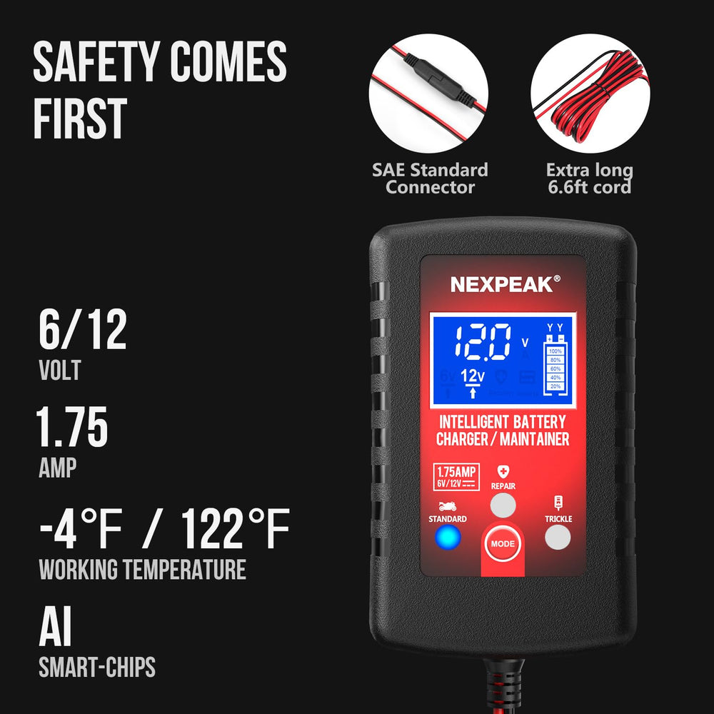 NEXPEAK 3-pack 1.75A detachable clips and 6.6 ft cord enable flexible setup.