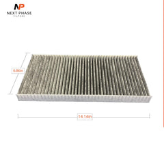 Next Phase Filters 1-pack carbon cabin filter for easy replacement