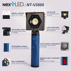 NextLED NT-V3505 delivers 1000 lumens for even coating illumination