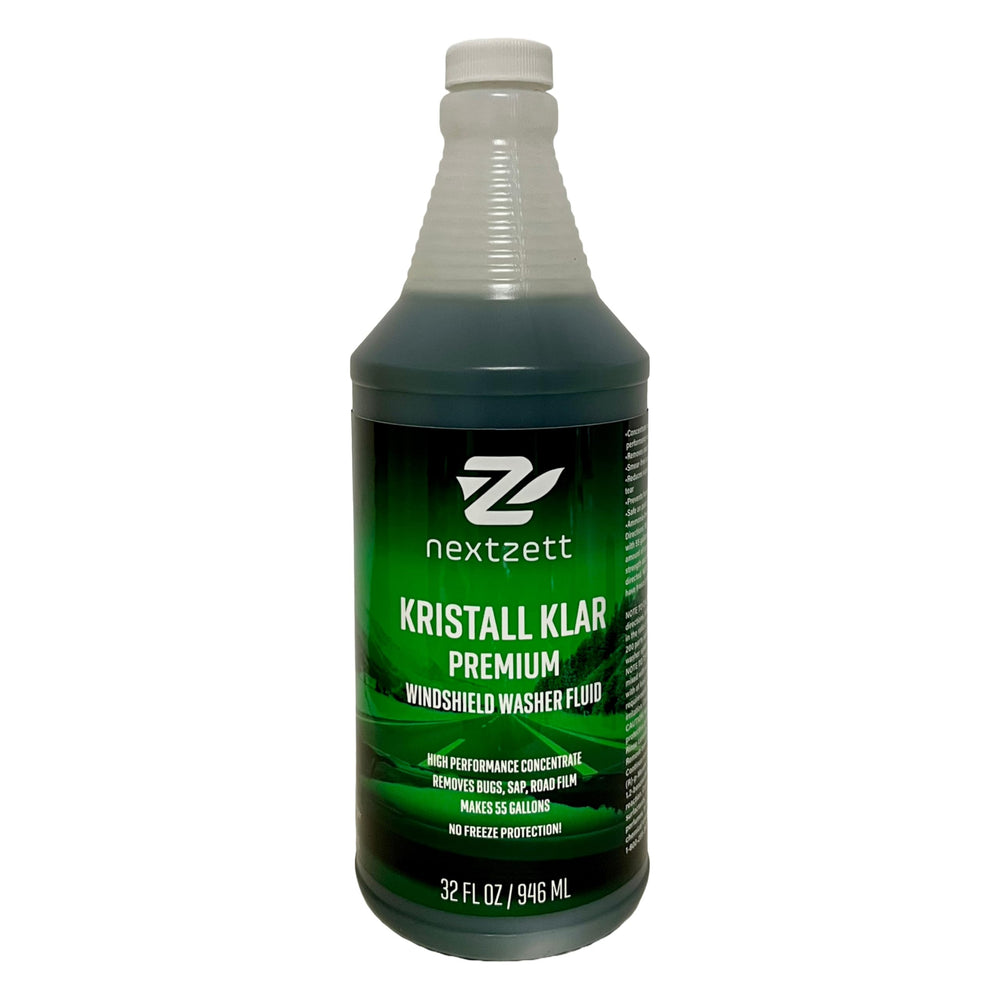 Nextzett Kristall Klar bottle pour enables easy dilution to 55 gallons of cleaner.