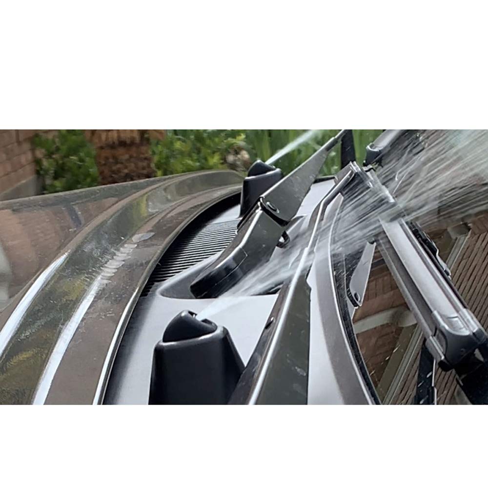Nextzett Kristall Klar concentrate label highlights powerful, long-lasting windshield cleaning.