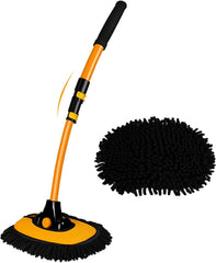 NEZENO 43inch car wash brush with extendable handle reaches high surfaces safely