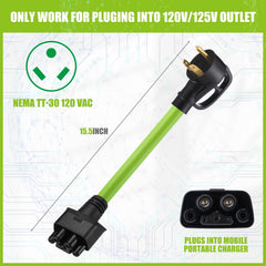 Nezyo TT-30 adapter with green design visible in dim light.