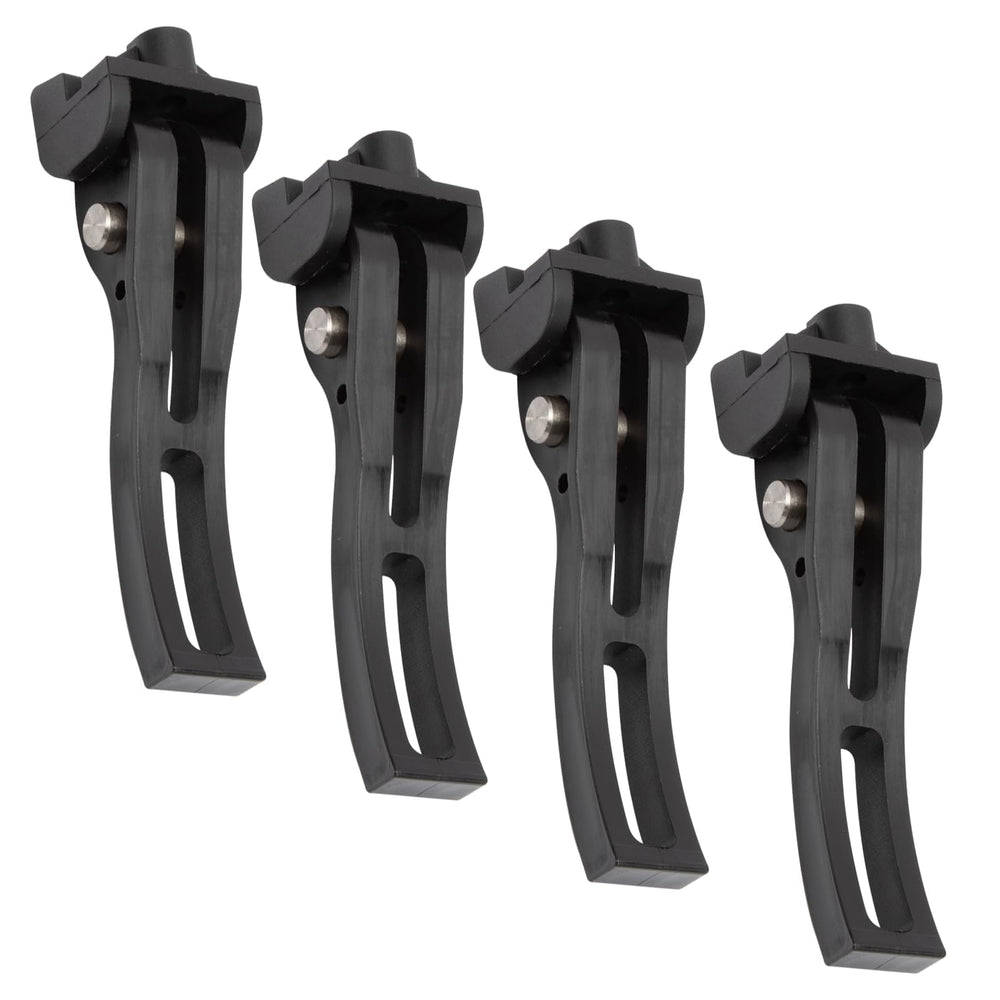 NFSpeeding tonneau clamps 4pc, front view, universal replacement for folding covers
