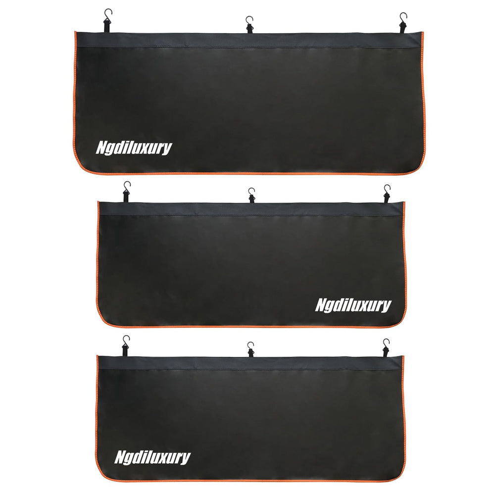 Ngdiluxury Fender Covers front view protects vehicle during maintenance.
