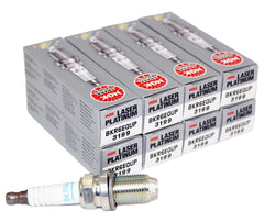 NGK 3199 Laser Platinum spark plug close-up showing premium tip for durable ignition