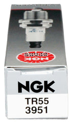 NGK 3951 TR55 packaging unit image shows eight-plug bundle