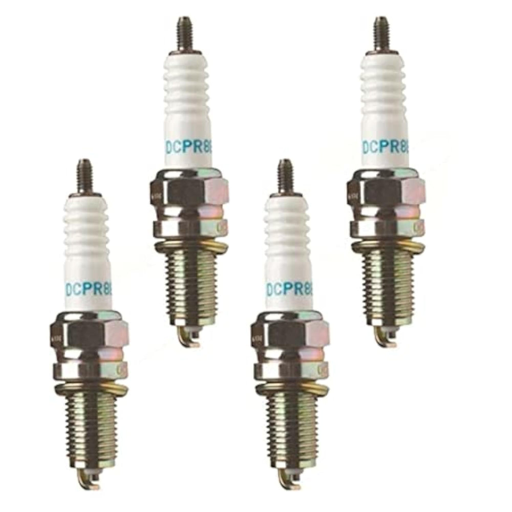 NGK 4339 spark plug pack front view for easy fitment check