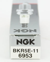 NGK 6953 spark plug BKR5E-11 durable ceramic design, long-lasting reliability.