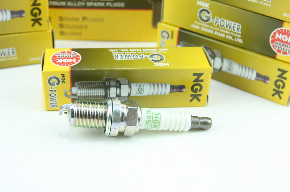 NGK 7090 G-Power platinum tip closeup emphasizes precision ignition.