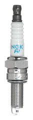 NGK MR7F spark plug side angle shows longer insulator nose for reduced fouling