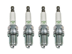NGK BKR5E copper spark plug four-pack for direct replacement and reliable ignition.