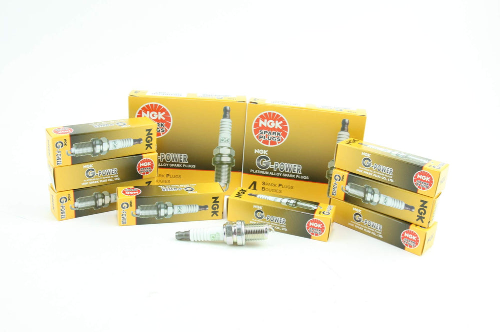 NGK BKR6EGP G-Power spark plug close-up highlighting platinum alloy for longevity