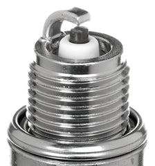 NGK BP8H-N-10 nickel V-groove tip spark plug close up for durability