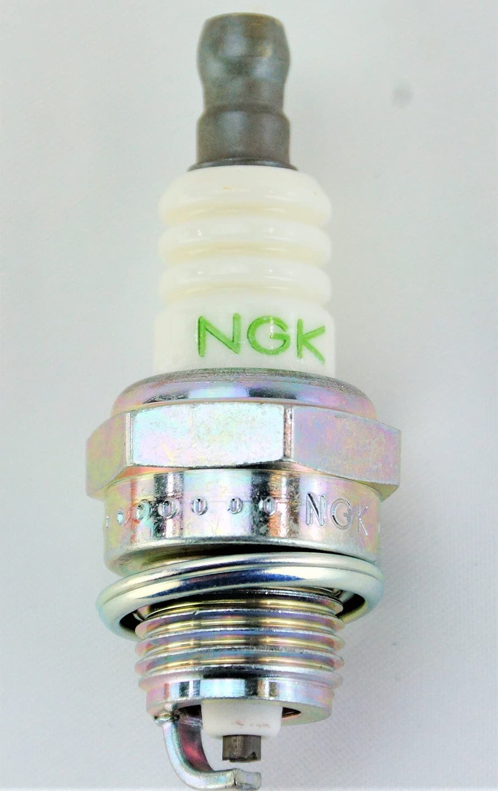 NGK BPM8Y corrugated ribs prevent flashover in tough conditions.