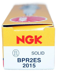 NGK BPR2ES resistor with glass-carbon mix enhances durability.
