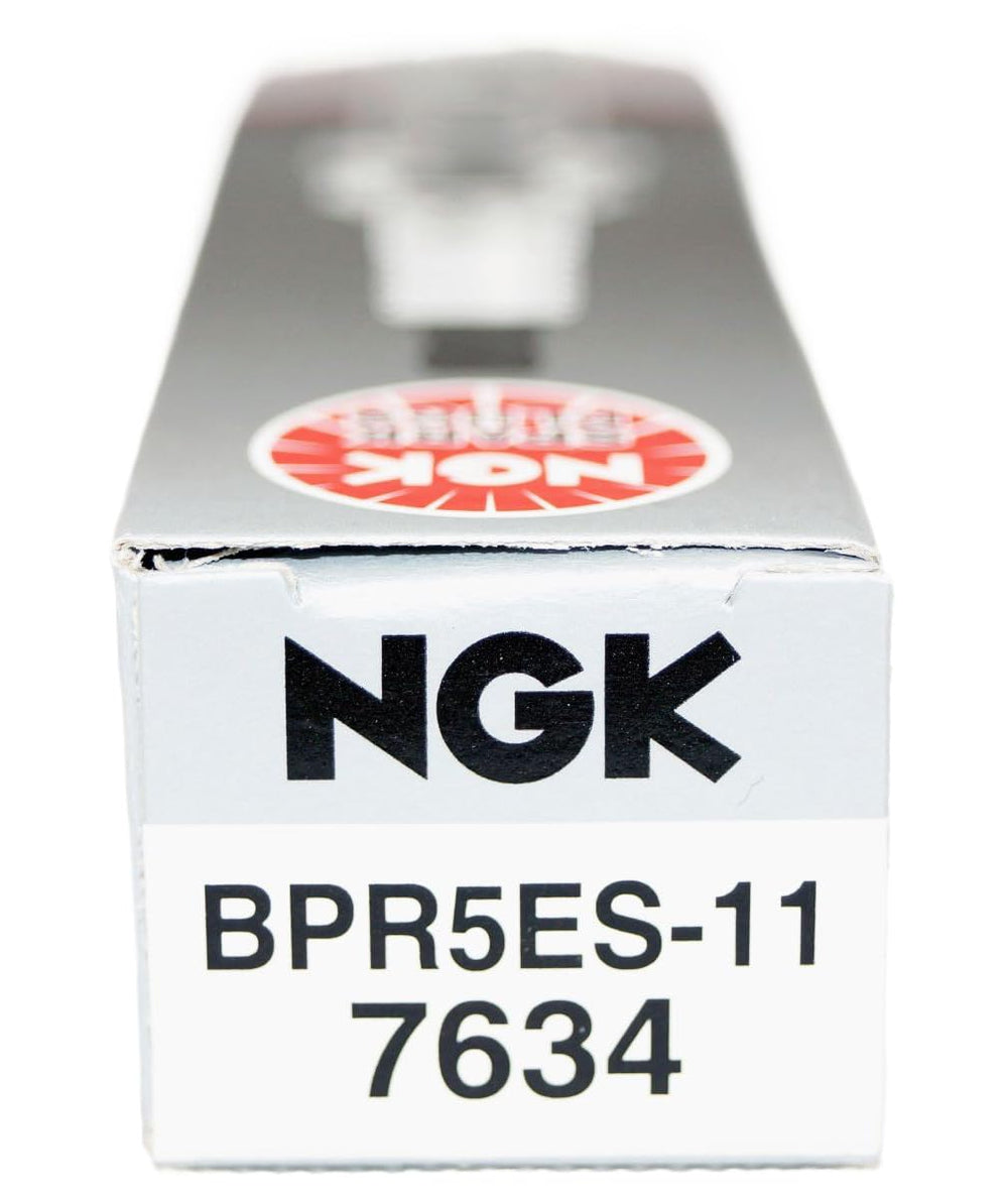 Visual of NGK BPR5ES-11 reach and thread for proper installation.