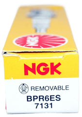 NGK BPR6ES installed in engine bay demonstrating steady ignition