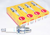NGK BPR7HS spark plugs front view for easy direct replacement