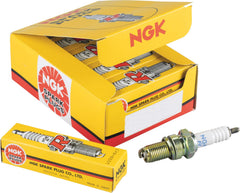NGK BR7EF V-Power spark plug close-up shows robust threading and electrodes for reliable startup.