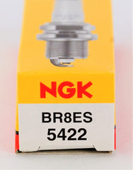 NGK BR8ES box open contents displays ten plugs for convenient replacements.