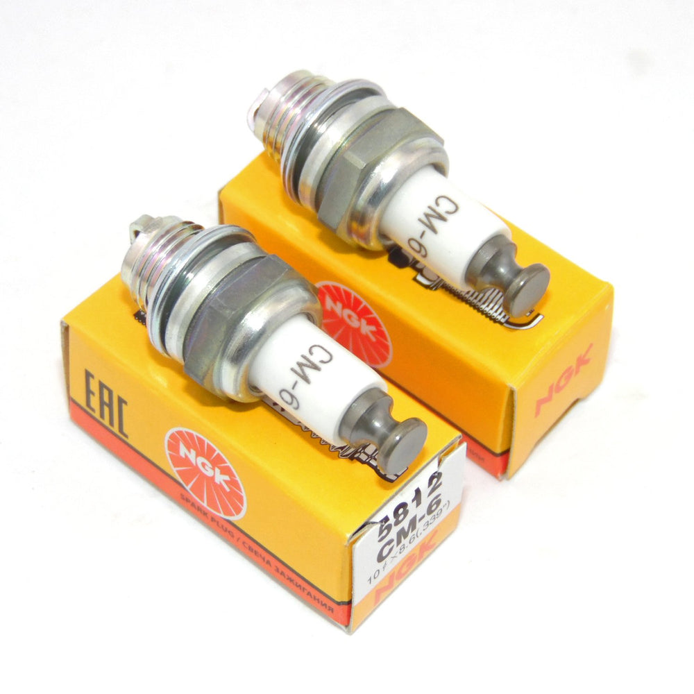 NGK CM6 spark plugs pack for reliable ignition and easy maintenance