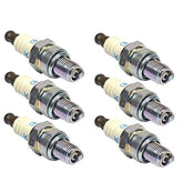 NGK CMR7H-6PK spark plug close-up showing solid tip for reliable ignition
