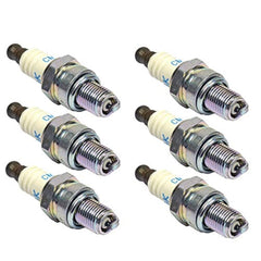 NGK CMR7H-6PK spark plug close-up showing solid tip for reliable ignition