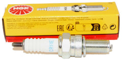 NGK CR8E spark plug thread-10mm visual highlighting precise fit