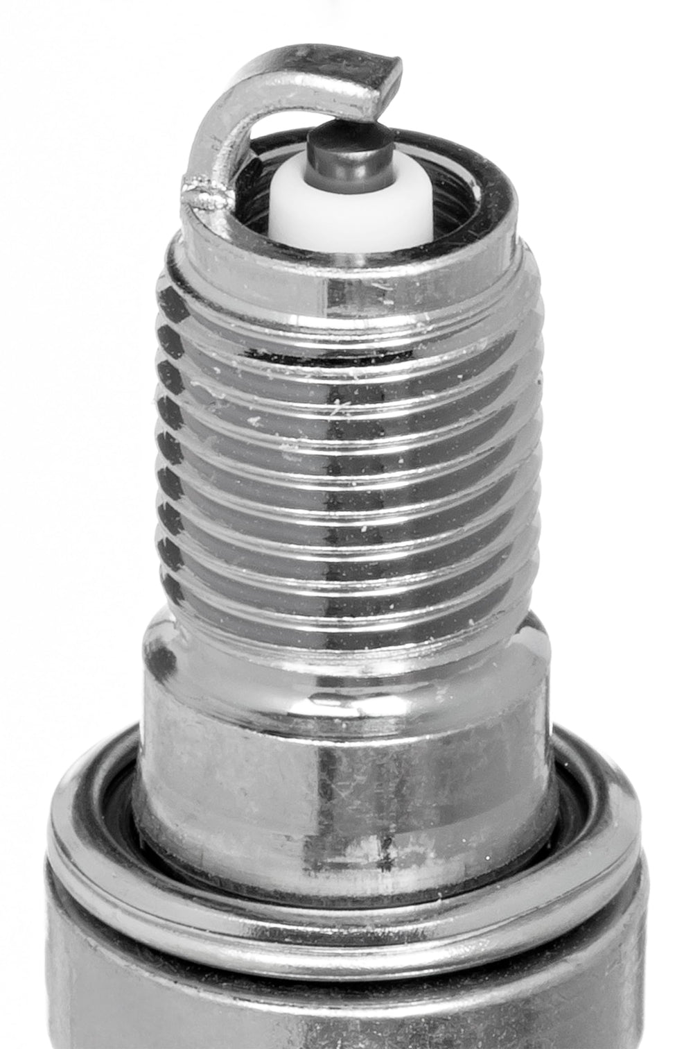 NGK CR8EH-9 spark plug ready for vehicle-specific installation