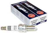 NGK DCPR7EIX spark plug pack front view for quick identification and installation.