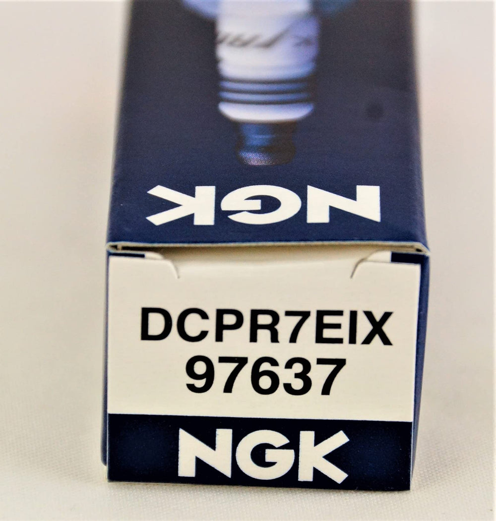 Harley-Davidson engine view with NGK spark plug installed