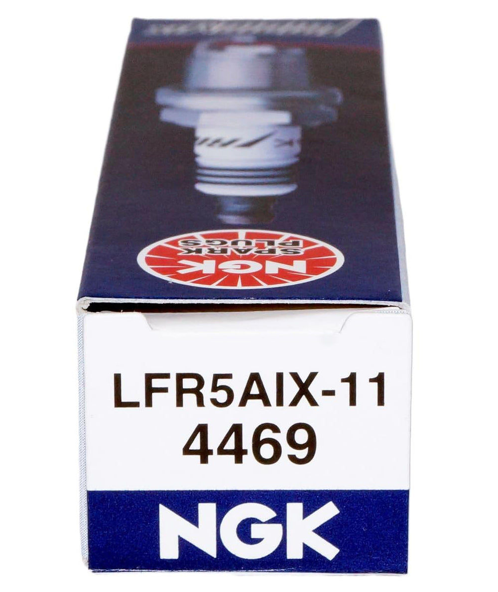 Engine compartment view of NGK Iridium IX shows compact, performance-ready plugs.