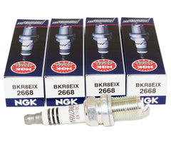 NGK Iridium IX spark plug BKR8EIX 2668 pack front view for OEM reliability