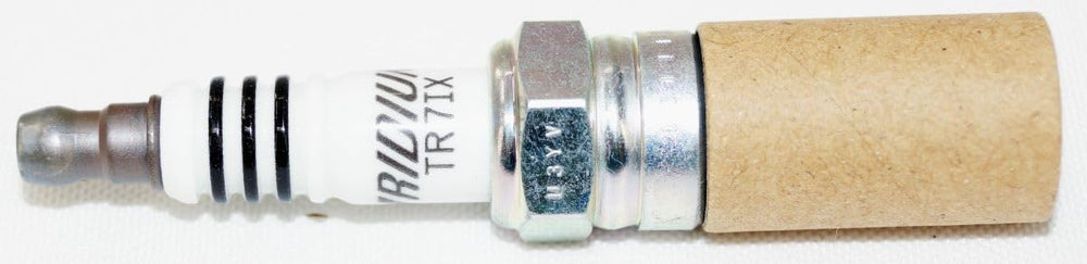 NGK Iridium IX spark plug metal shell with corrosion-resistant finish