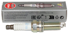 Close-up of NGK laser iridium electrode showing durability and efficiency.